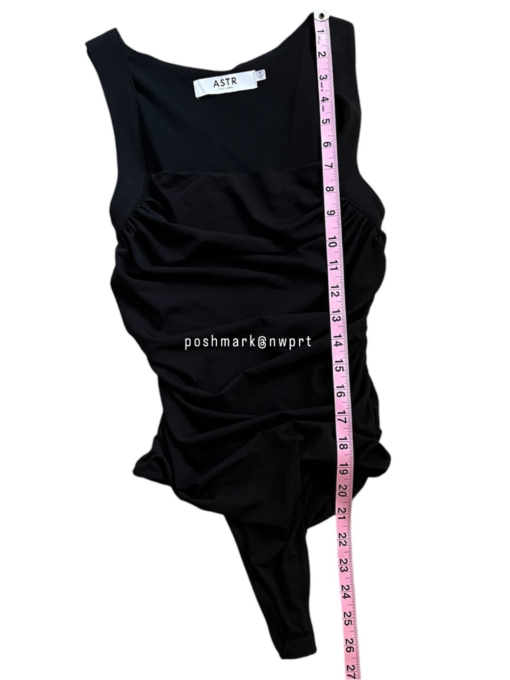 ASTR Voncile Ruched Bodysuit Tank Top S Small - Picture 7 of 10